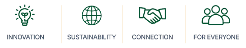 Innovation, sustainability, connection, for everyone