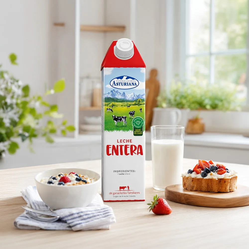 Asturiana 2% Fat Milk 1L
