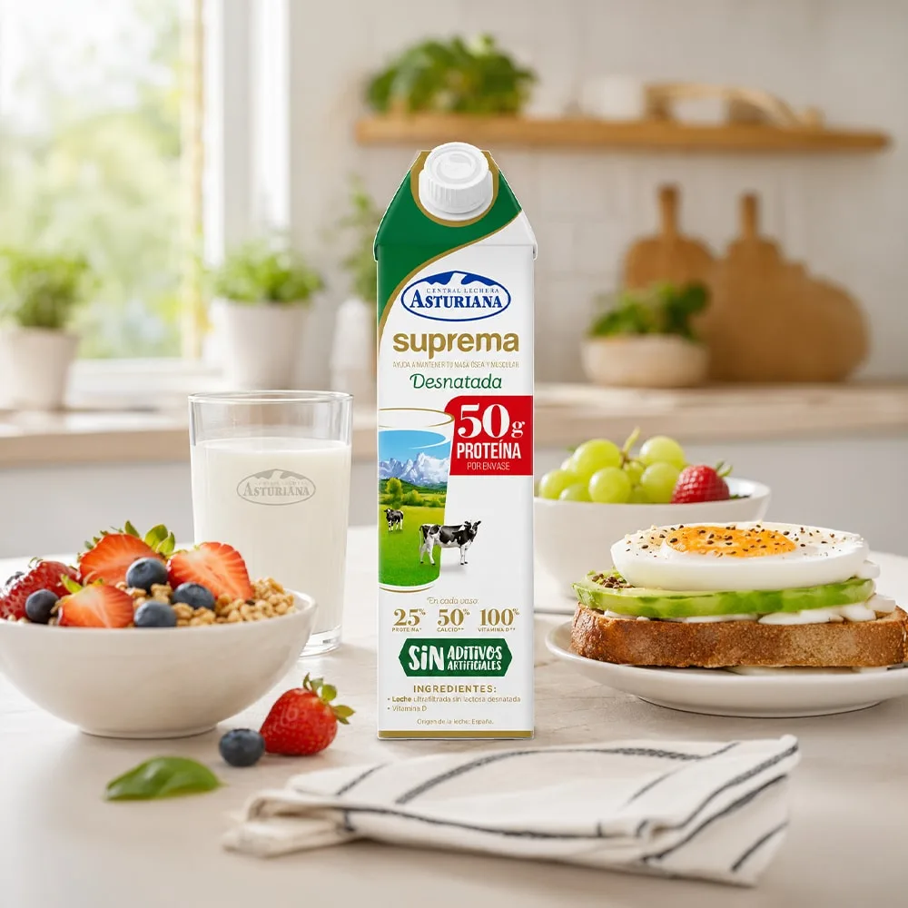 Asturiana Skimmed UHT Milk 1L