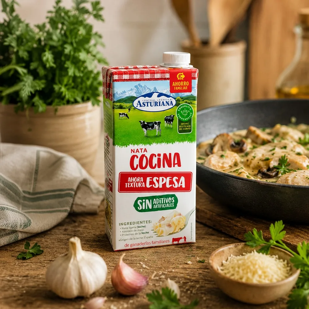 Asturiana UHT Cooking Cream 12% fat