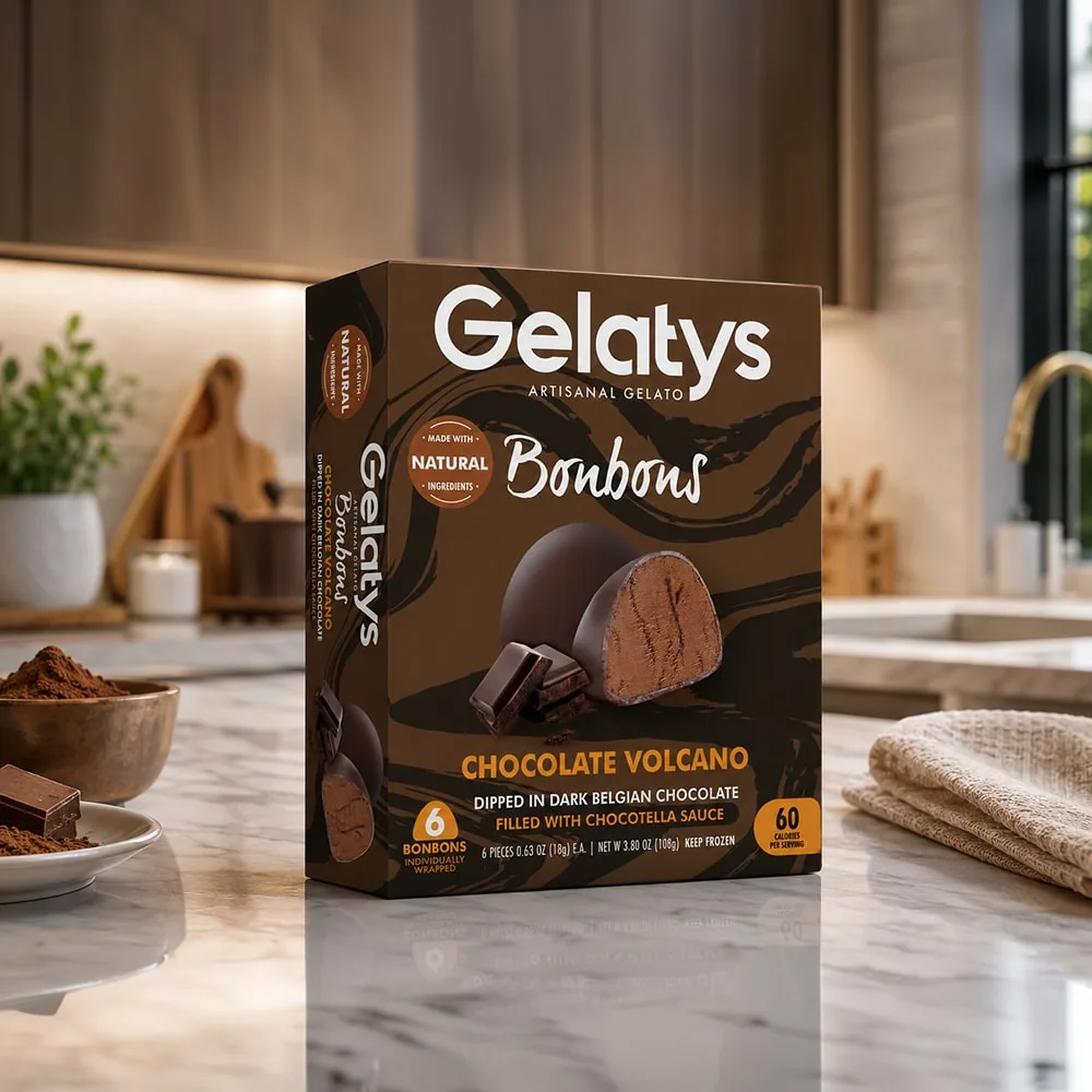 Gelato Bonbons, Chocolate Volcano