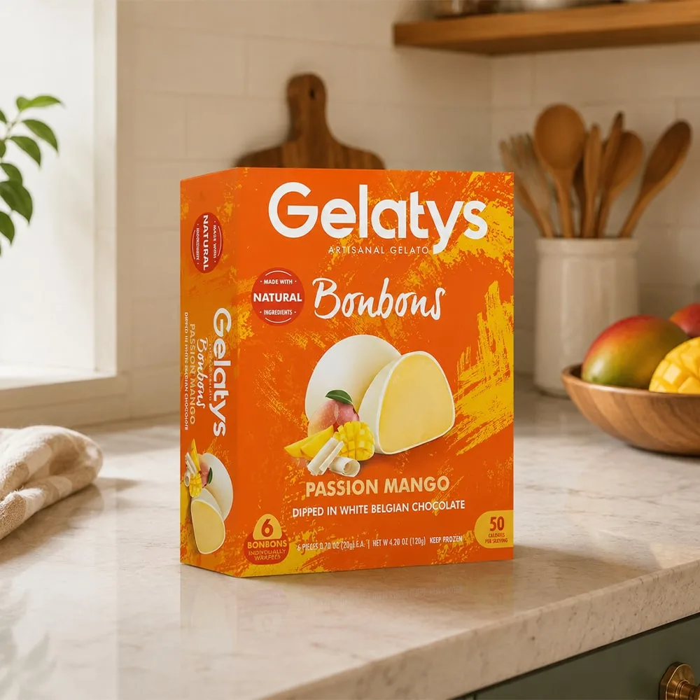 Gelato Bonbons, Passion Mango