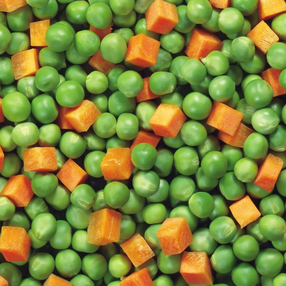 Mixed Vegetables 2 way (Peas & Carrots), IQF