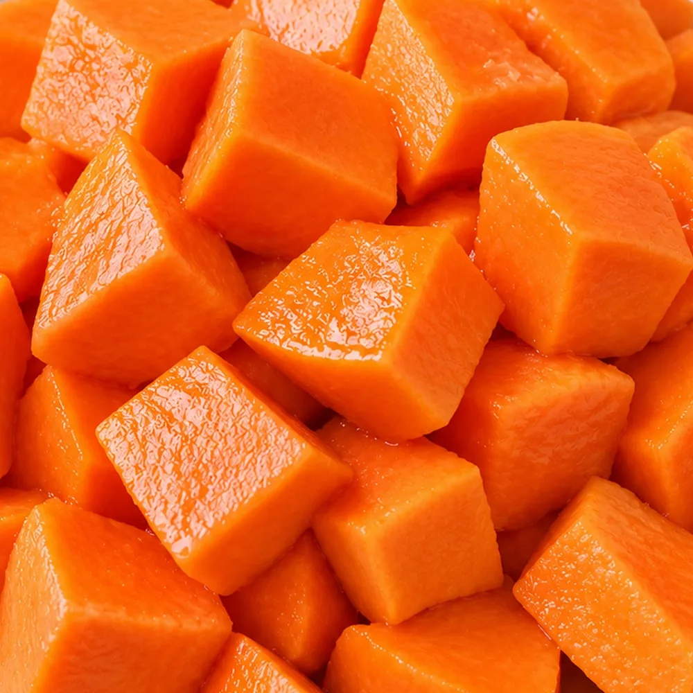 Papaya Chunks, IQF