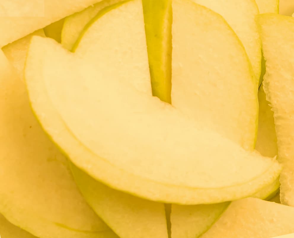 Apple Sliced, Golden Delicious, IQF