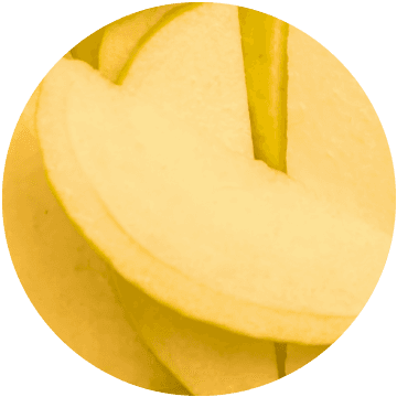 Apple Sliced Golden Delicious, IQF
