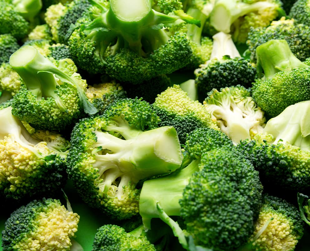 Broccoli Florets 30/65, IQF (Ready to eat)