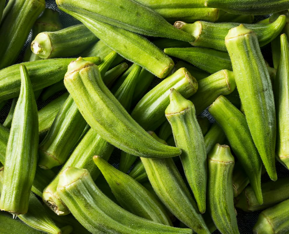 Okra Whole, IQF