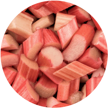 Rhubarb, IQF